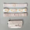 Domyos Elastikbänder 3er-Set Textil Widerstand 5-6-7 kg