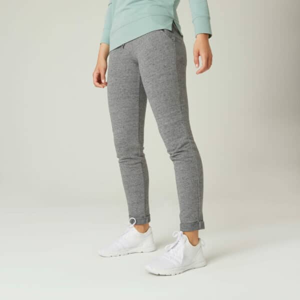 Domyos Jogginghose Damen Slim - 500 grau