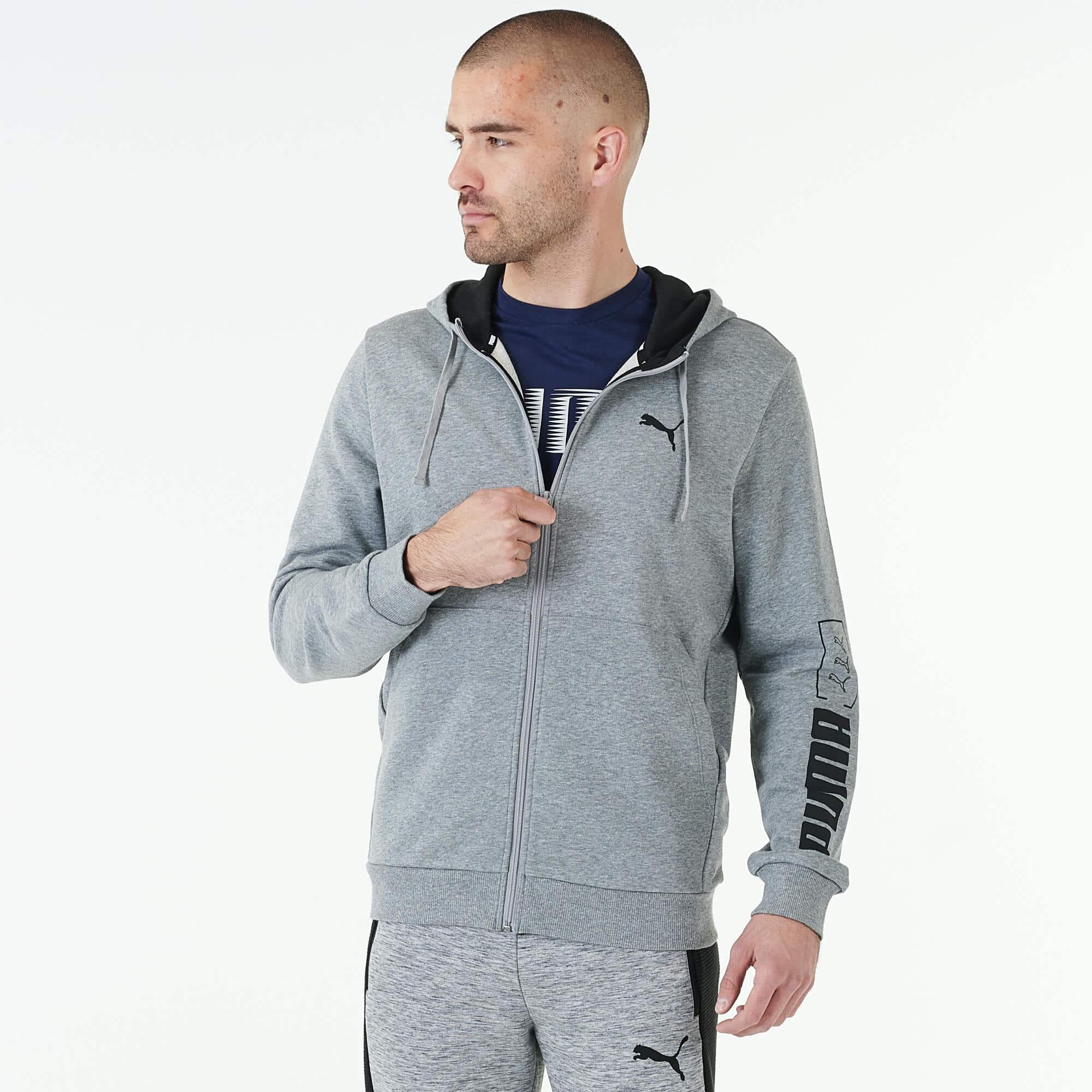 Puma Kapuzenjacke Puma Active Herren grau