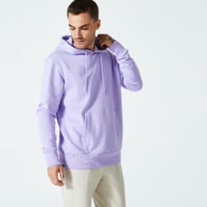 Domyos Kapuzenpullover Herren - Essentials 500 lila