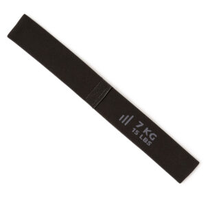 NYAMBA Mini-Elastikband Textil Widerstand 7 kg - schwarz