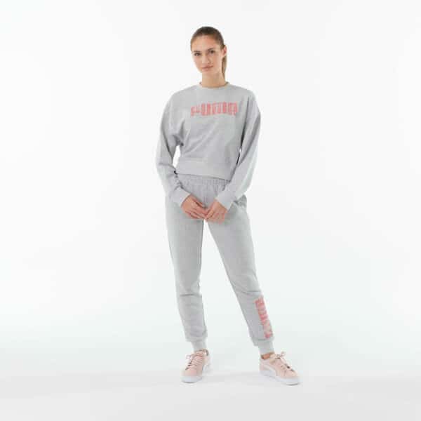 Puma Puma Jogginghose Damen Slim Baumwolle - grau