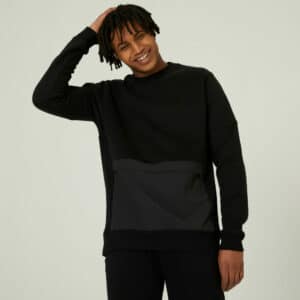 Domyos Sweatshirt Herren - Crew 520 schwarz