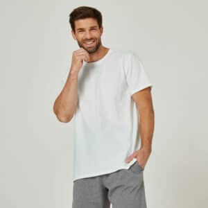 Domyos T-Shirt Herren - 100 Sportee weiss