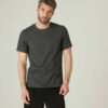 Domyos T-Shirt Herren Baumwolle Regular - 500 dunkelgrau